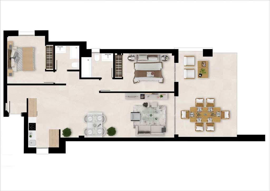 mediumsize floorplan